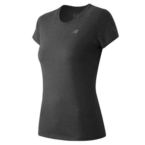New Balance 53150 Women's Heathered Short Sleeve Tee - Grey (wt53150bkh)
