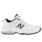 New Balance 608v3 Men's Everyday Trainers Shoes - White, Blue, Silver (mx608v3w)