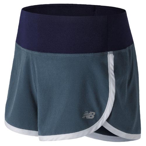 New Balance 73232 Women's Impact 3 Inch Short - Navy (ws73232vti)
