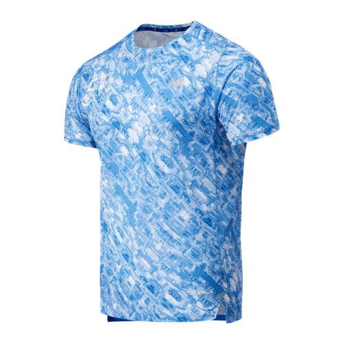 New Balance Men's Nyc Marathon Printed Impact Run Short Sleeve