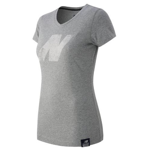 New Balance 61505 Women's N Tee - Grey (wt61505ag)