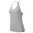 New Balance 63464 Women's J.crew Free Flow Tank - Grey (wt63464sel)