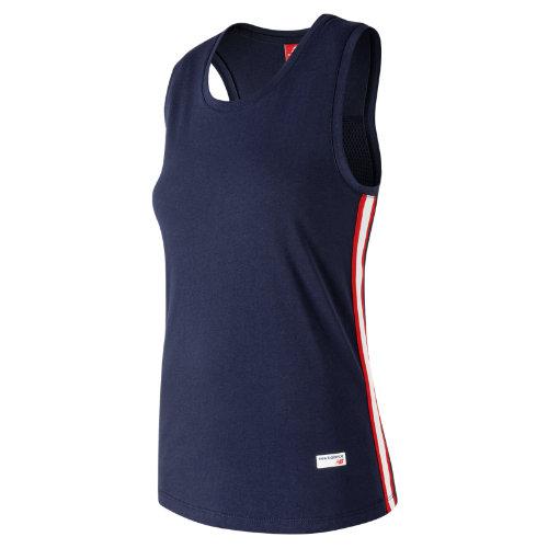 New Balance 91558 Women's Nb Athletics Racerback Tank - Navy (wt91558pgm)
