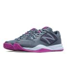 New Balance 696v2 Women's Tennis Shoes - Grey, Purple Cactus Flower (wc696pp2)