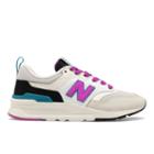 New Balance 997h Women's Classics Shoes - Off White/pink (cw997hna)