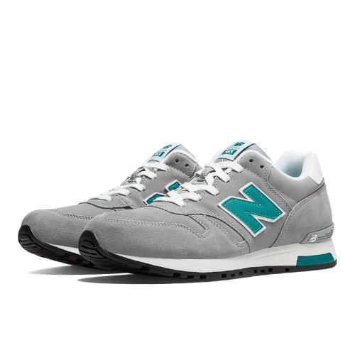 New Balance Suede 565 Men's Running Classics Shoes - Grey, Teal (ml565gb)