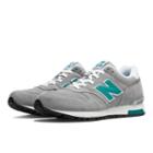 New Balance Suede 565 Men's Running Classics Shoes - Grey, Teal (ml565gb)
