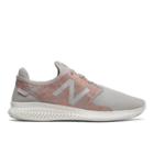 New Balance Fuelcore Coast V3 Women's Speed Shoes - Grey/gold/off White (wcoaslo3)