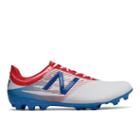 New Balance Furon 2.0 Dispatch Fg Men's Soccer Shoes - White/red/blue (msfudfwa)