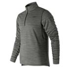New Balance 91121 Men's Anticipate 2.0 Quarter Zip - Grey (mt91121hc)