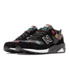 New Balance 580 Considered Chaos Women's Running Classics Shoes - Black, White, Cardinal Red (wrt580ha)