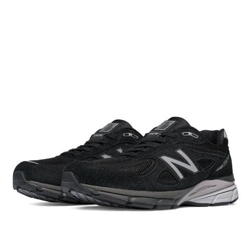 New Balance 990v4 Men's Made In Usa Shoes - Black/silver (m990bk4)
