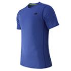 New Balance 61034 Men's Pindot Flux Short Sleeve - Blue (mt61034pc)
