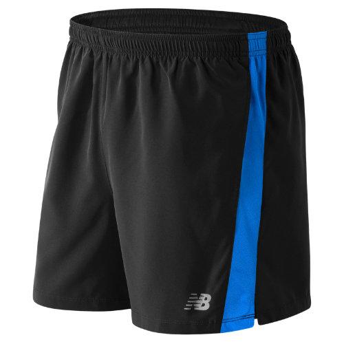 New Balance 61073 Men's Accelerate 5 Inch Short - Blue/black (ms61073elb)