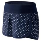 New Balance 63256 Women's J.crew Impact 3 Inch Printed Short - Navy (ws63256nvd)