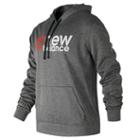 New Balance 704 Men's Nb Stack Plate Hoodie - Grey/red (tmmt704dh)