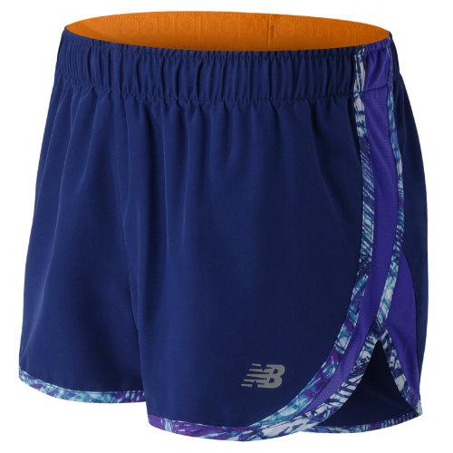 New Balance 53145 Women's Accelerate 2.5 Inch Short - Blue (ws53145baa)
