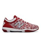 New Balance 4040v5 Turf Men's Cleats And Turf Shoes - Red/white (t4040mw5)