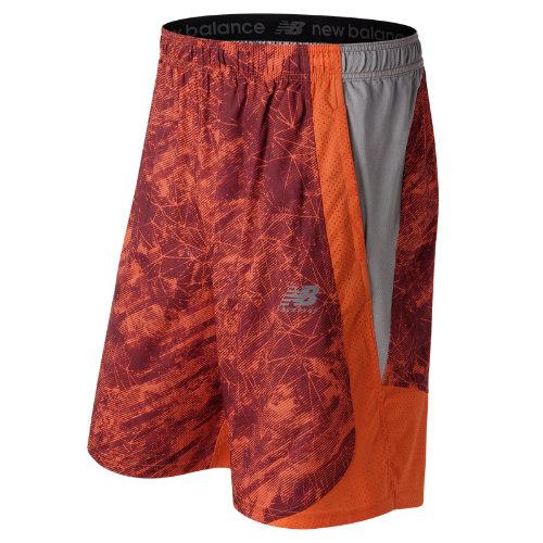 New Balance 806 Men's Lax Freeze Printed Short - Orange (tmms806tmo)