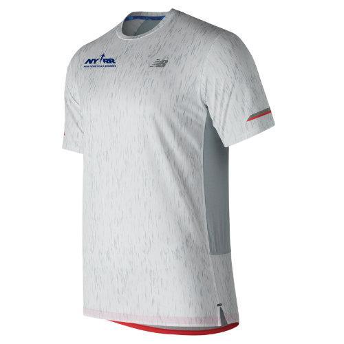 New Balance 81201 Men's Run 4 Life Nb Ice 2.0 Printed Short Sleeve - (mt81201b)