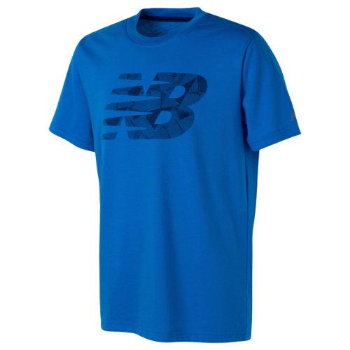 New Balance 12513 Kids' Short Sleeve Graphic Tee - Blue (bt12513eb)