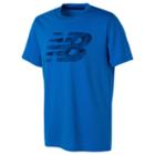 New Balance 12513 Kids' Short Sleeve Graphic Tee - Blue (bt12513eb)