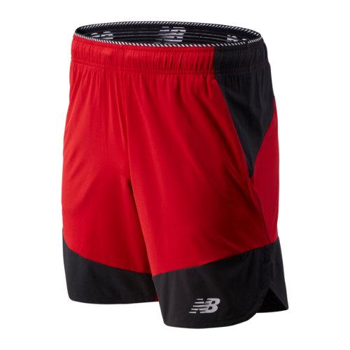 New Balance 93052 Men's R.w.t. Woven Short - Red/black (ms93052rep)