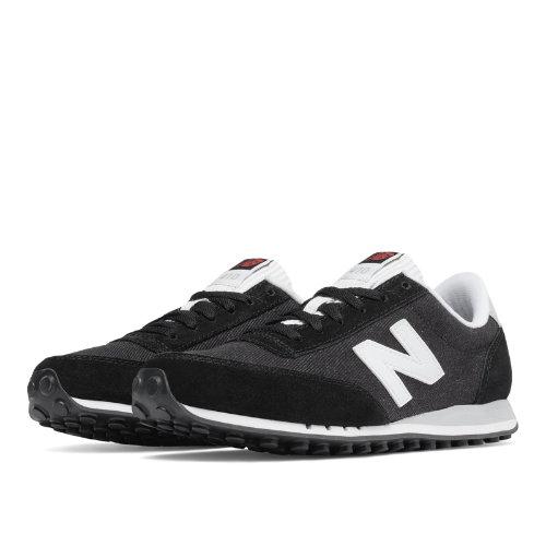 New Balance 410 70s Running Suede Women's Running Classics Shoes - Black/white (wl410npb)