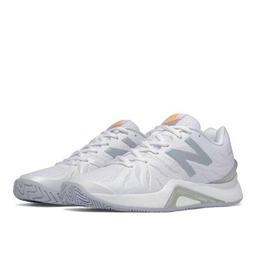 New Balance 1296v2 Women's Tennis Shoes - White/grey (wc1296w2)