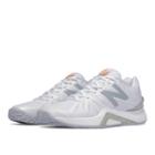 New Balance 1296v2 Women's Tennis Shoes - White/grey (wc1296w2)