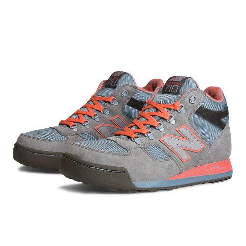 710 New Balance Men's Outdoor Classics Shoes - Grey, Orange, Light Blue (hrl710go)