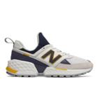 New Balance 574 Sport Men's Sport Style Shoes - White/navy (ms574edd)