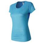 New Balance 53162 Women's Accelerate Short Sleeve Graphic - Blue (wt53162mjb)