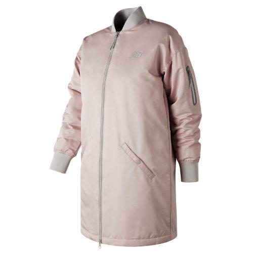 New Balance 73543 Women's 247 Luxe Ma1 Flight Jacket - Pink (wj73543fdr)