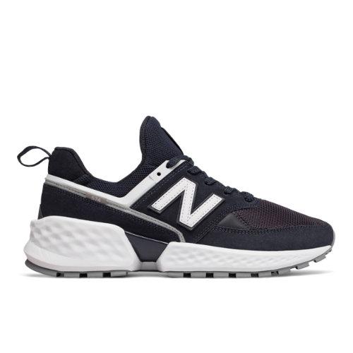 New Balance 574 Sport Men's Sport Style Shoes - Black/white (ms574nsa)