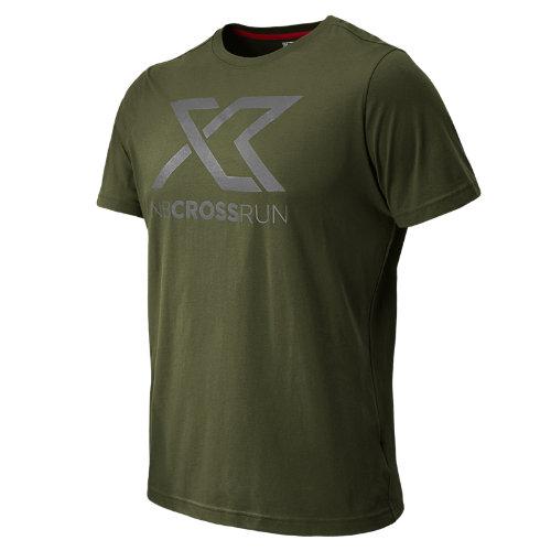New Balance 4172 Men's Nb Cross Run Graphic Tee - Combat (mft4172cmb)