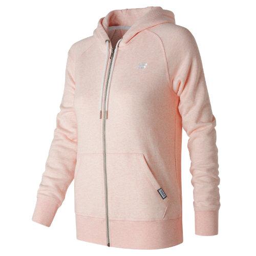 New Balance 63550 Women's Classic Full Zip Hoodie - Pink (wj63550sgt)