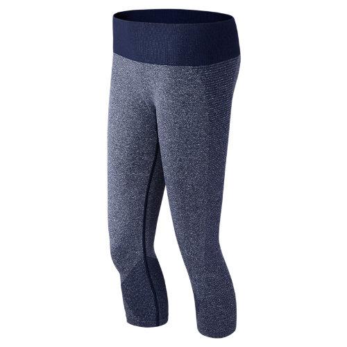 New Balance 53156 Women's M4m Seamless Capri - Navy (wp53156pgm)