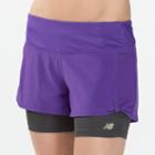 New Balance 4129 Women's Momentum 2 In 1 Short - (wrs4129)