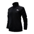 New Balance 93503 Women's Nb Athletics Classic Track Jacket - Black/white (wj93503bk)
