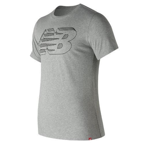 New Balance 73582 Men's Og Tee - Grey (mt73582ag)