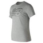New Balance 73582 Men's Og Tee - Grey (mt73582ag)