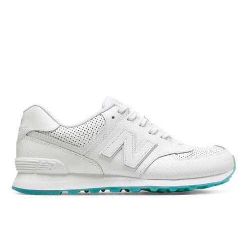 New Balance 574 Perforated Men's 574 Shoes - White (ml574pw)