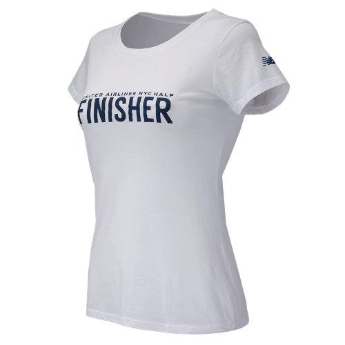 New Balance 71607 Women's United Nyc Half Finisher Ss Tee - White (wt71607vwt)