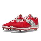 New Balance Low-cut 3000v2 Metal Cleat Men's Recently Reduced Shoes - Red, Silver (l3000tr2)