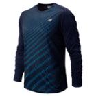 New Balance 81276 Men's Accelerate Graphic Long Sleeve - (mt81276)