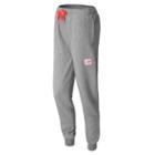 New Balance 4372 Women's Boylston Fleece Pant - Heather Grey, Dragonfly (ewep4372hgr)