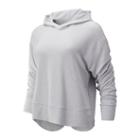 New Balance 93452 Women's Evolve Twist Back Hoodie - Off White (wt93452sah)