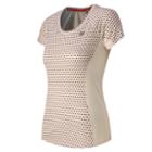New Balance 53224 Women's Nb Ice Short Sleeve - Pink Mist, Black (wt53224pbp)