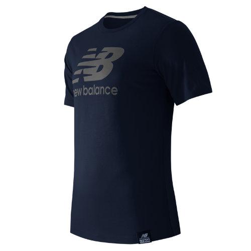 New Balance 53511 Men's Short Sleeve Logo Tee - Navy (mt53511nv)